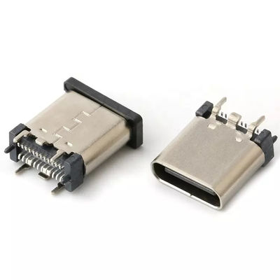 USB 3.1 Female 24-pins USB C-type connector Verticale patch Hoge snelheid
